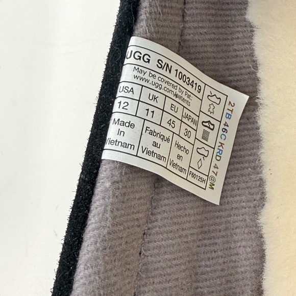 New UGG Men\'s Alder Suede Loafer Black Sz 12 main image 4